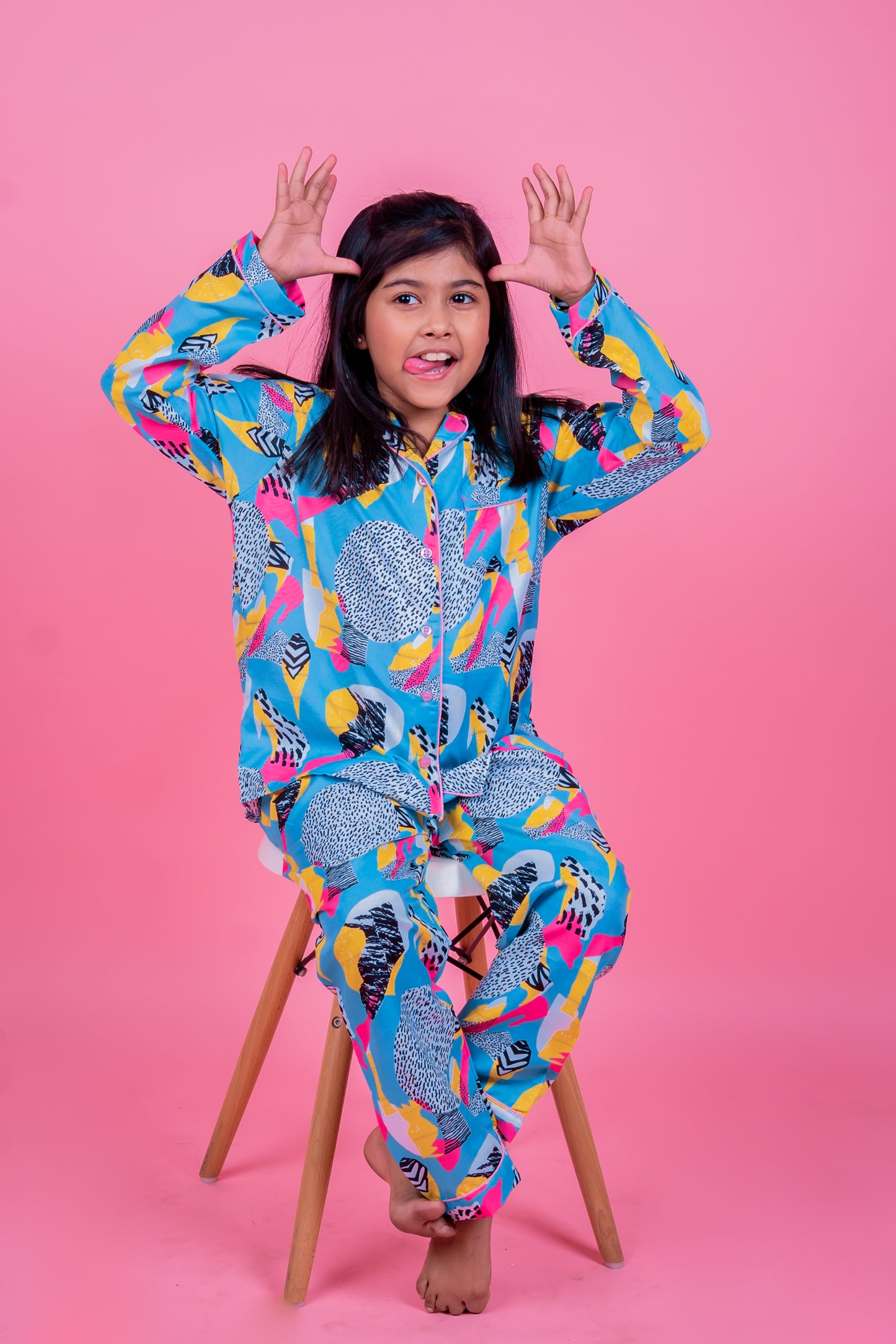 Quirky Abstract Kids Unisex Nightwear