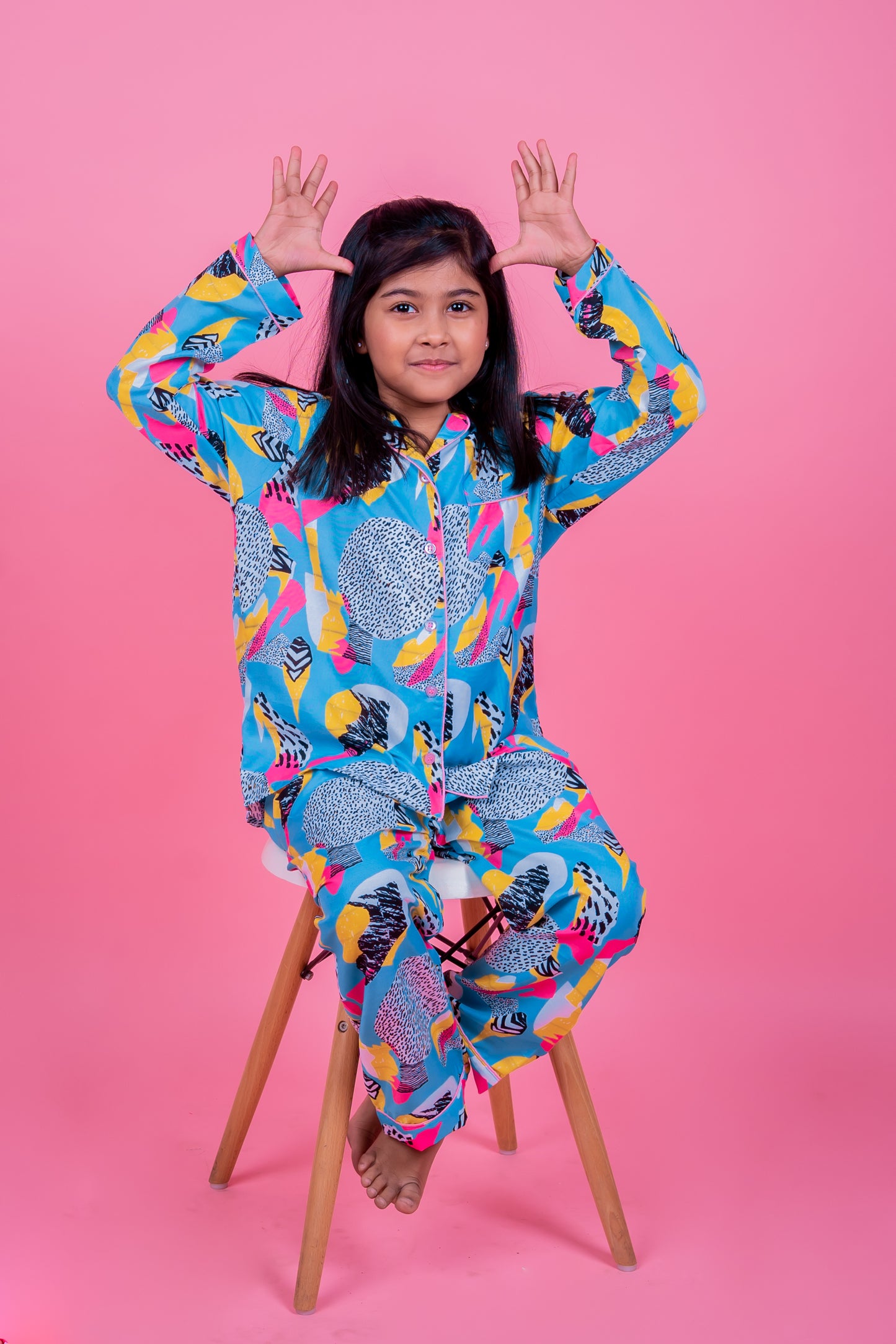 Quirky Abstract Kids Unisex Nightwear