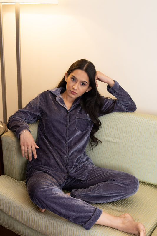 Silver Velvet Nightwear (Women)