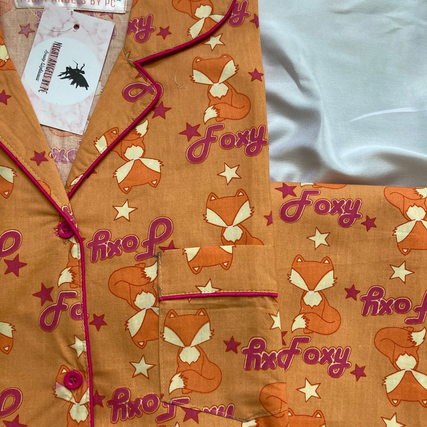 Orange FOXES Nightwear