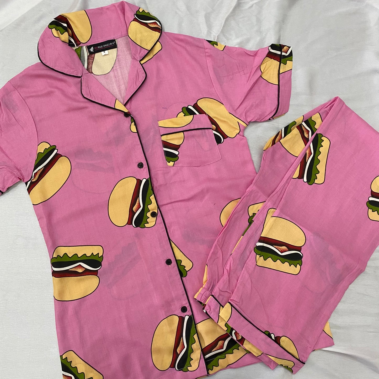Burger Bae Nightwear (Women) (Half Sleeves)