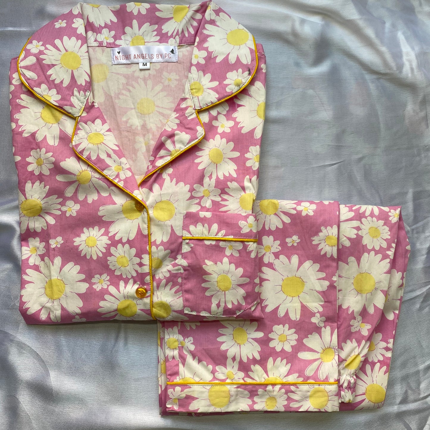 Pink Daisy Flower Nightwear