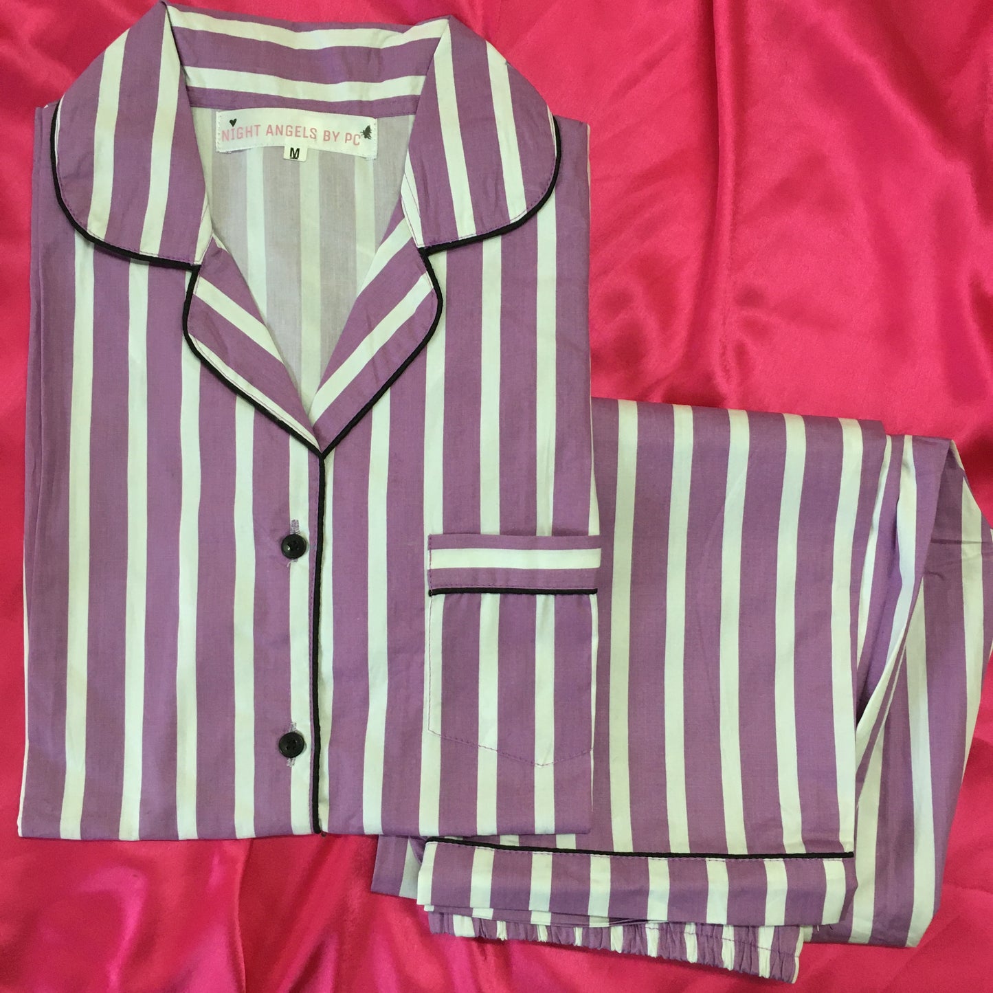 Purple Stripes Nightwear