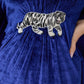 Tigress | THE VELVET DREAM | Winter Kaftan. (Blue)