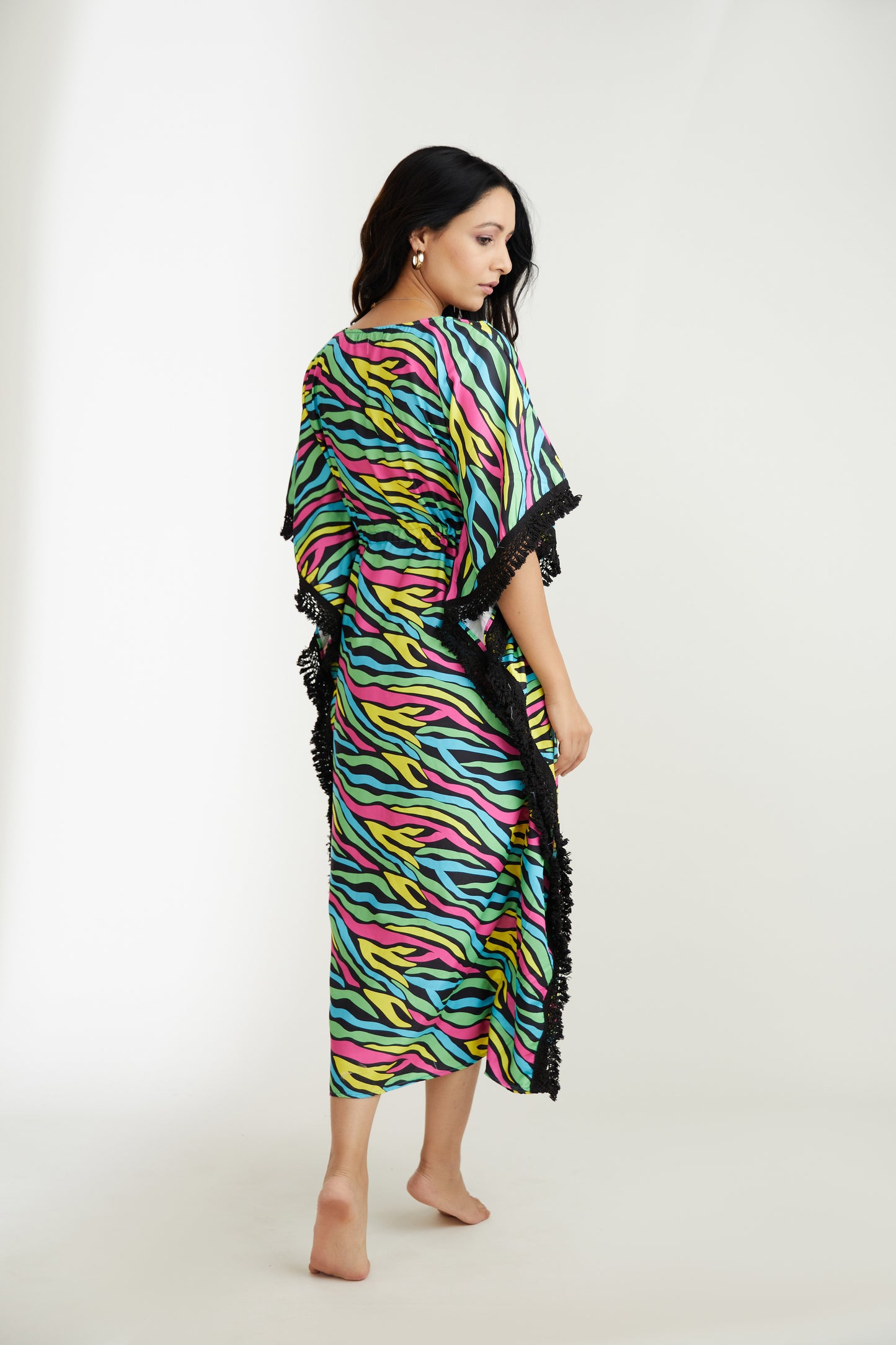 Zebra | The Zoey Collection | Printed Kaftan