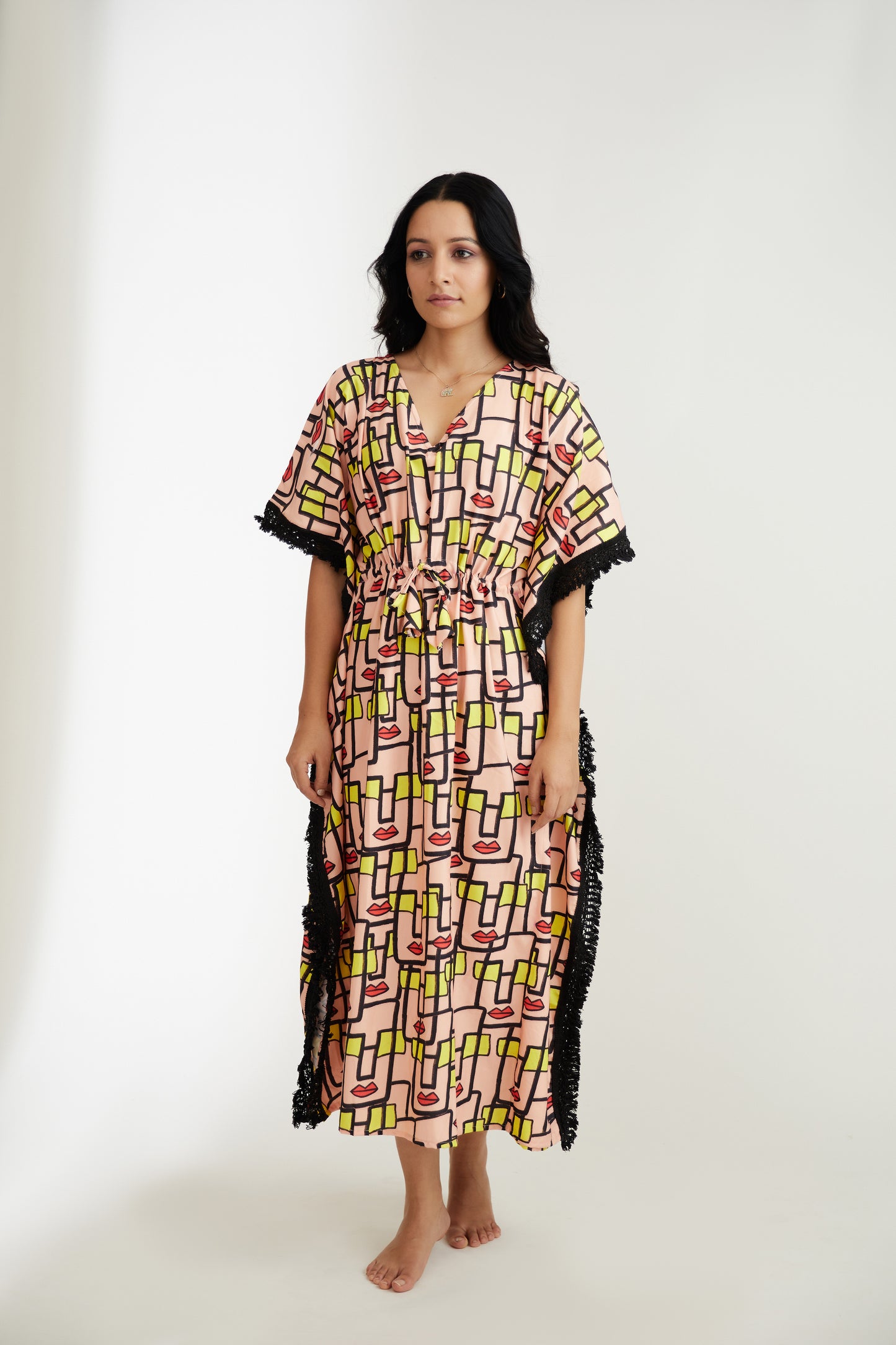 Faces | The Zoey Collection | Printed Kaftan