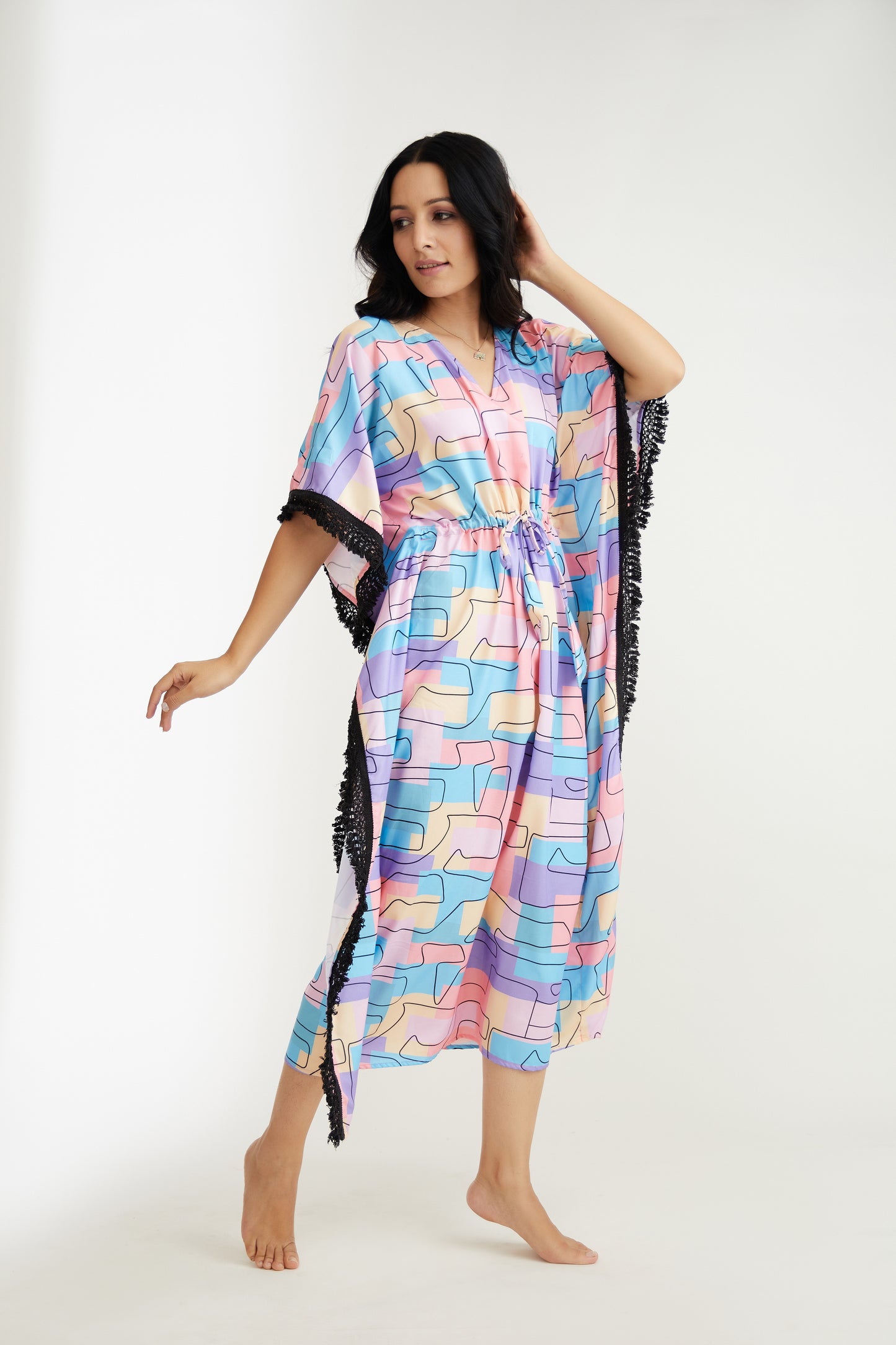 Colour Palette | The Zoey Collection | Printed Kaftan