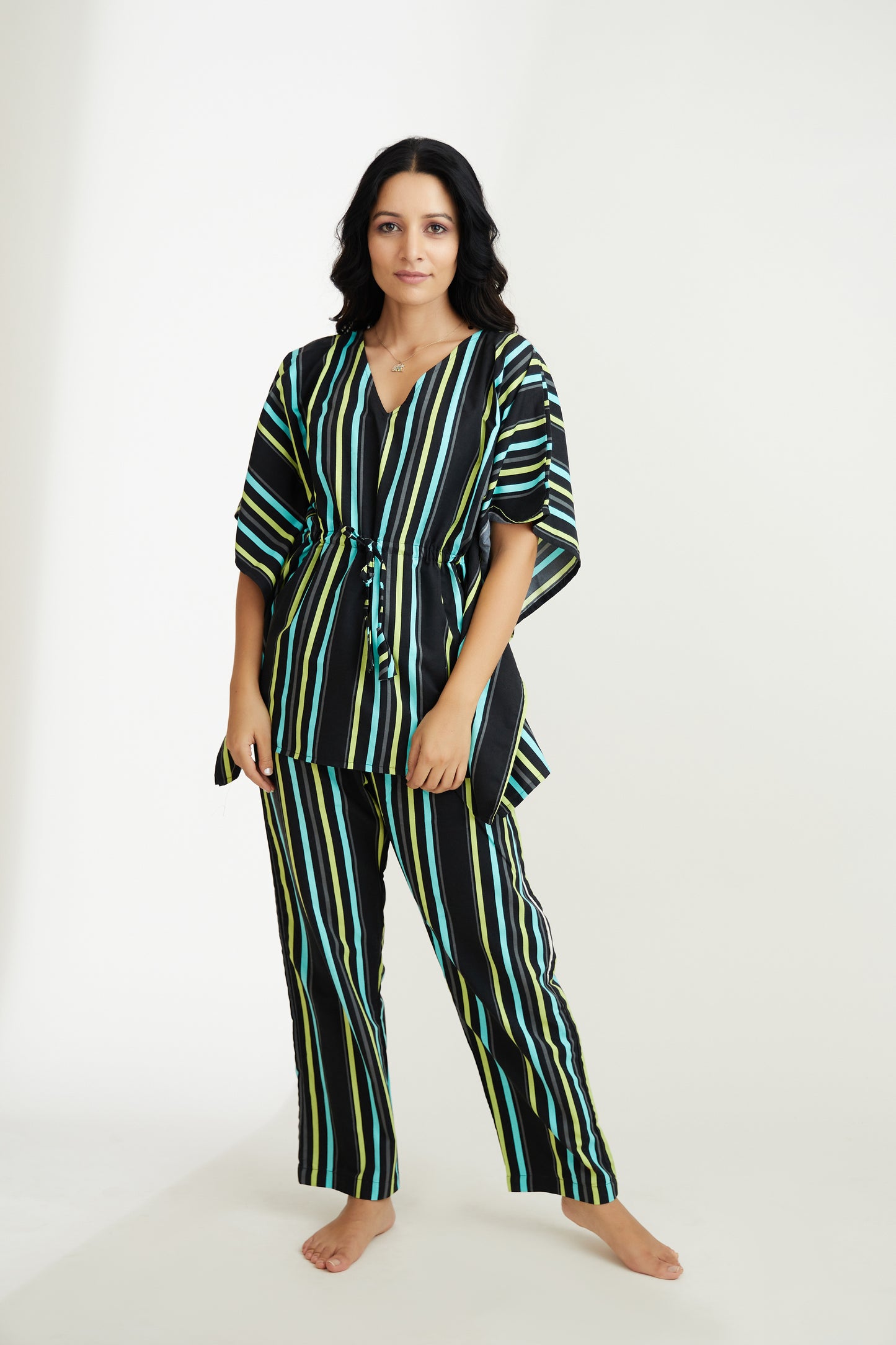 Lines For Days | The Kaf Queen | Kaftan Lounge Set