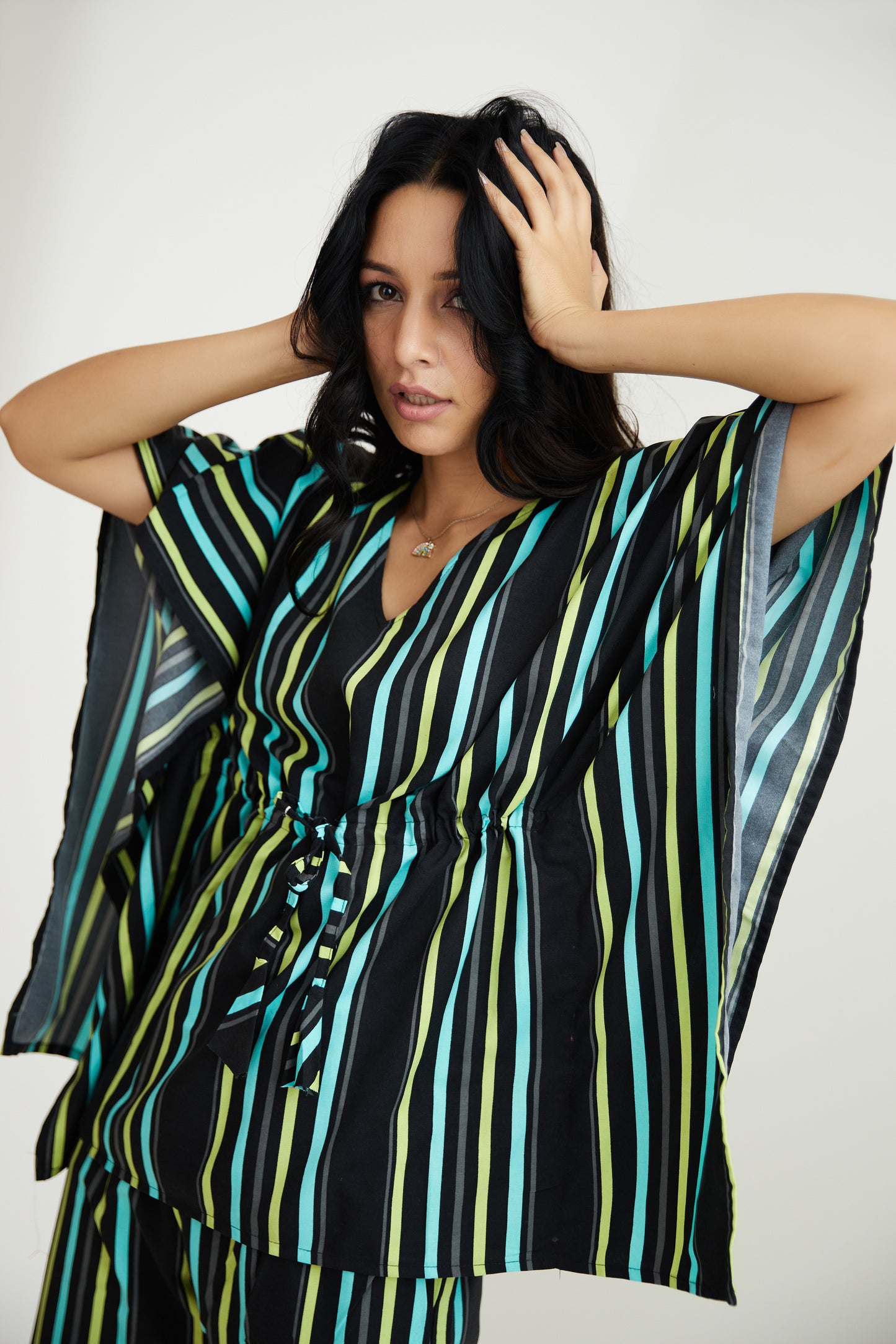 Lines For Days | The Kaf Queen | Kaftan Lounge Set