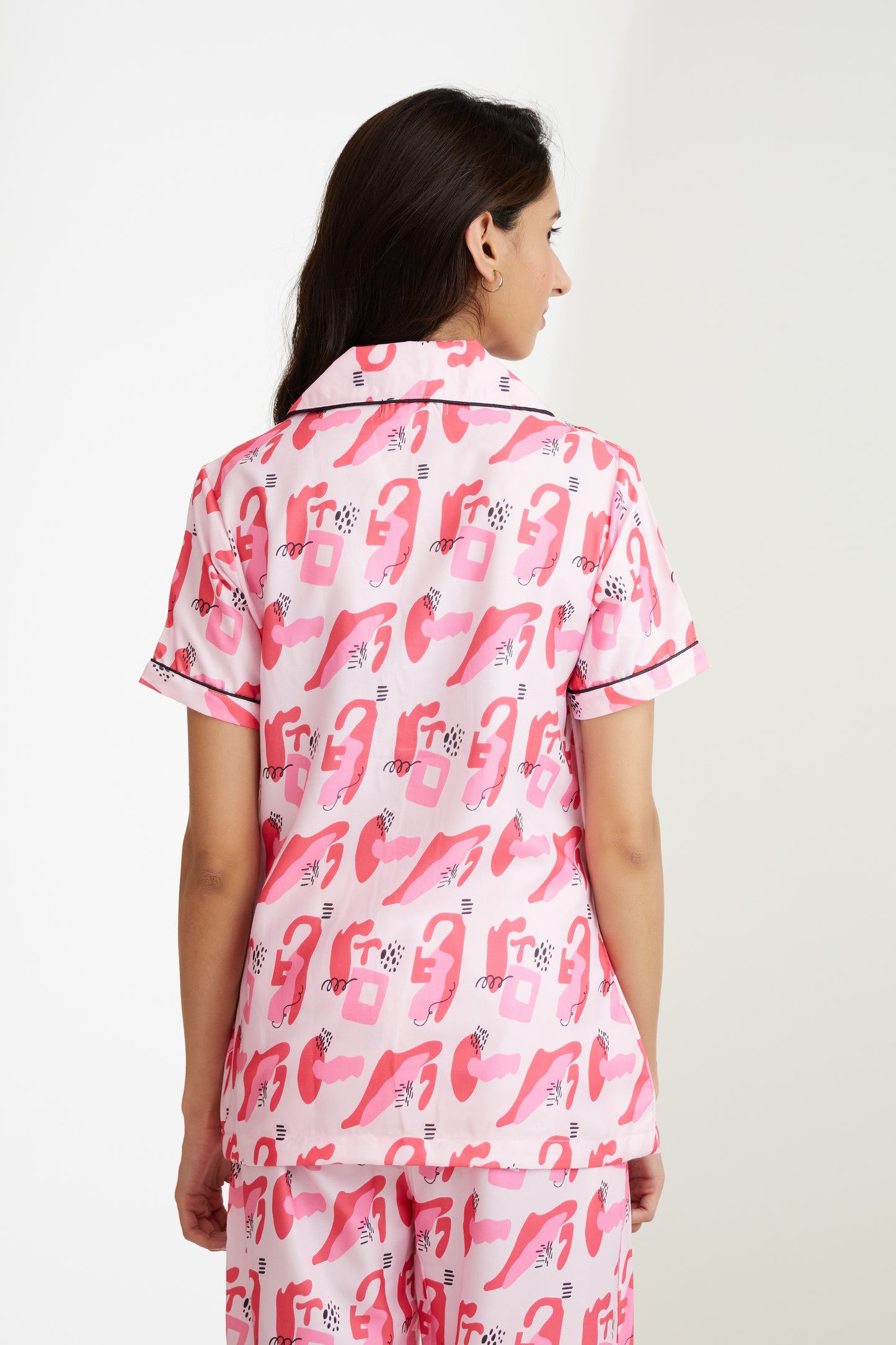 Pink Abstract Nightwear (Women)